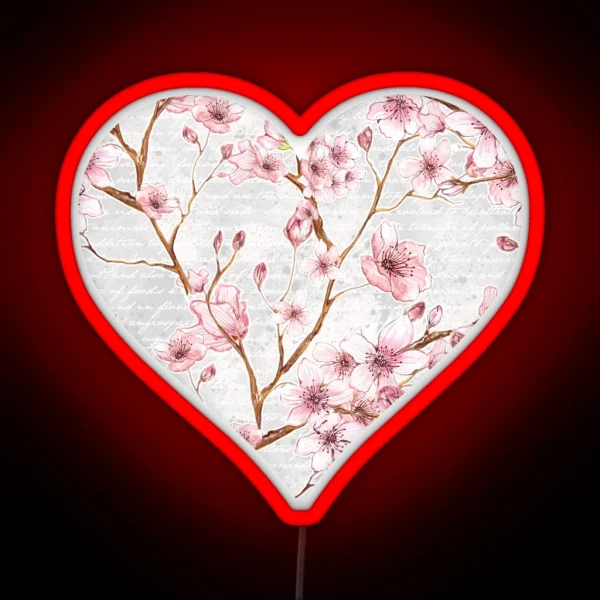 Cherry Blossom Romance Collection RGB Neon Sign