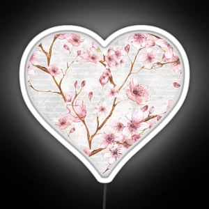 Cherry Blossom Romance Collection RGB Neon Sign