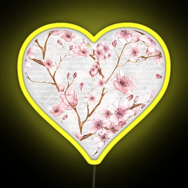 Cherry Blossom Romance Collection RGB Neon Sign