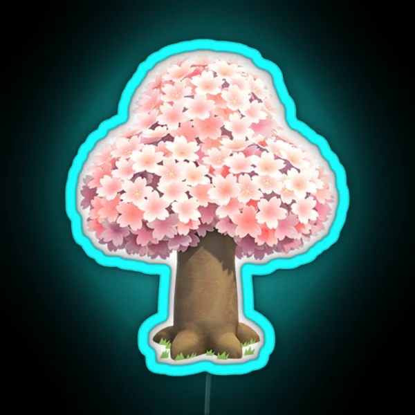 Cherry Blossoms RGB Neon Sign