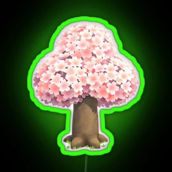 Cherry Blossoms RGB Neon Sign