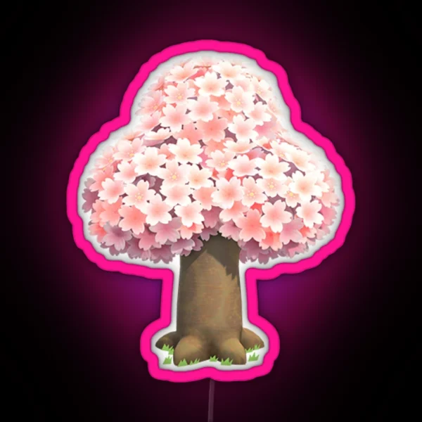 Cherry Blossoms RGB Neon Sign