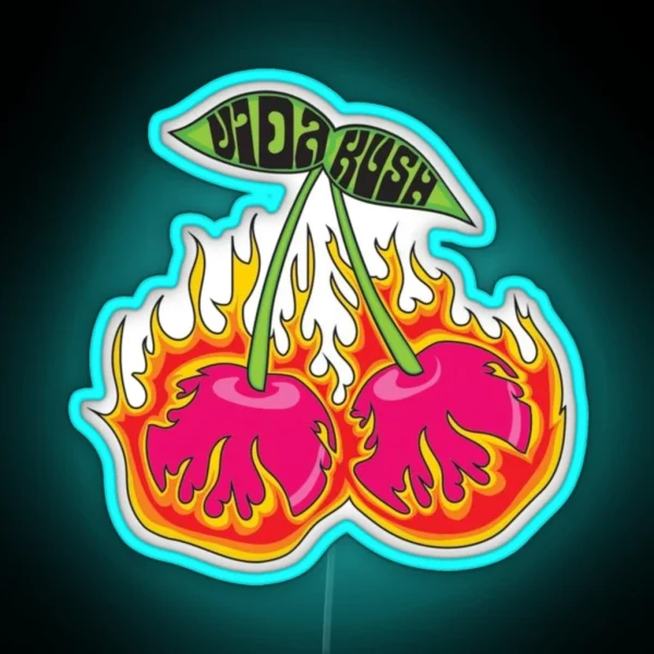 Cherry Cherry Cherry RGB Neon Sign