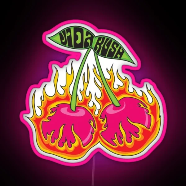 Cherry Cherry Cherry RGB Neon Sign