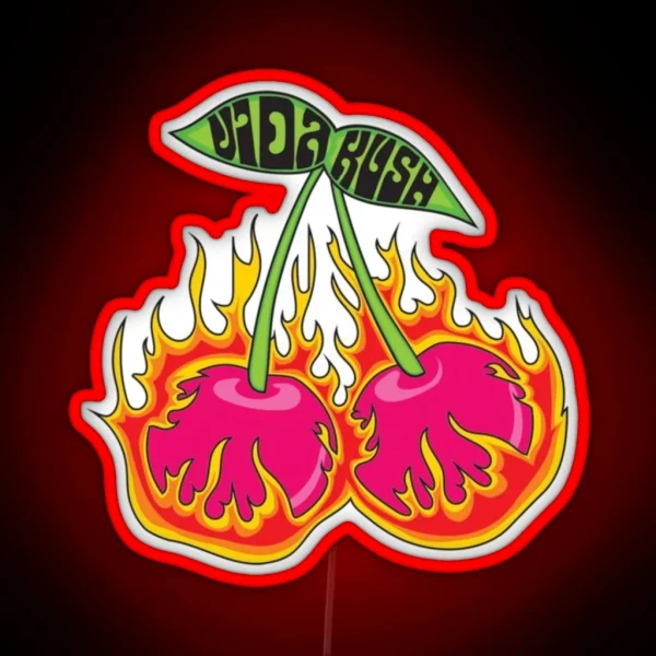 Cherry Cherry Cherry RGB Neon Sign