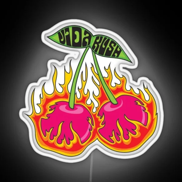 Cherry Cherry Cherry RGB Neon Sign