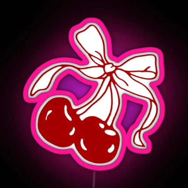 Cherry Cowgirl RGB Neon Sign