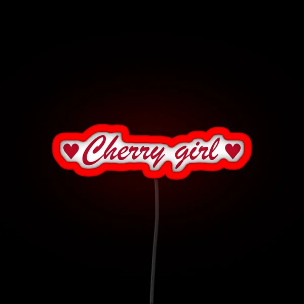 Cherry Girl RGB Neon Sign