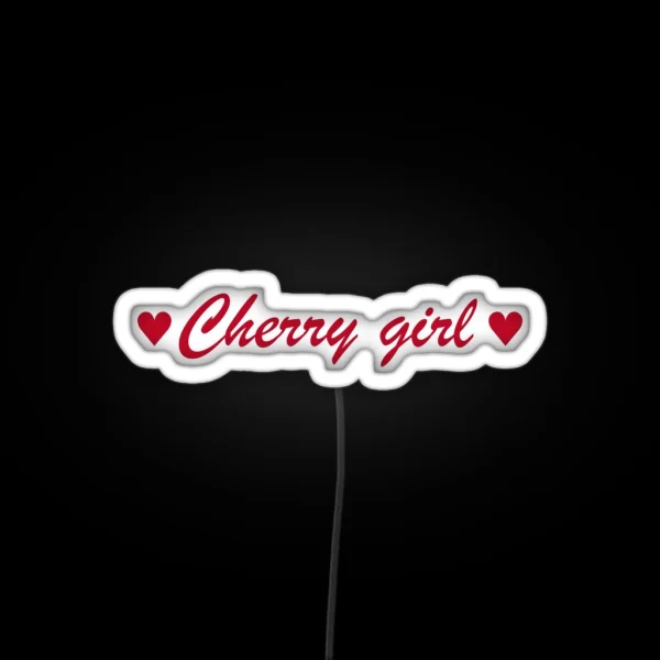 Cherry Girl RGB Neon Sign