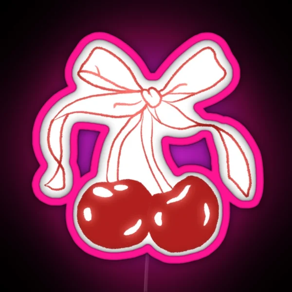 Cherry RGB Neon Sign
