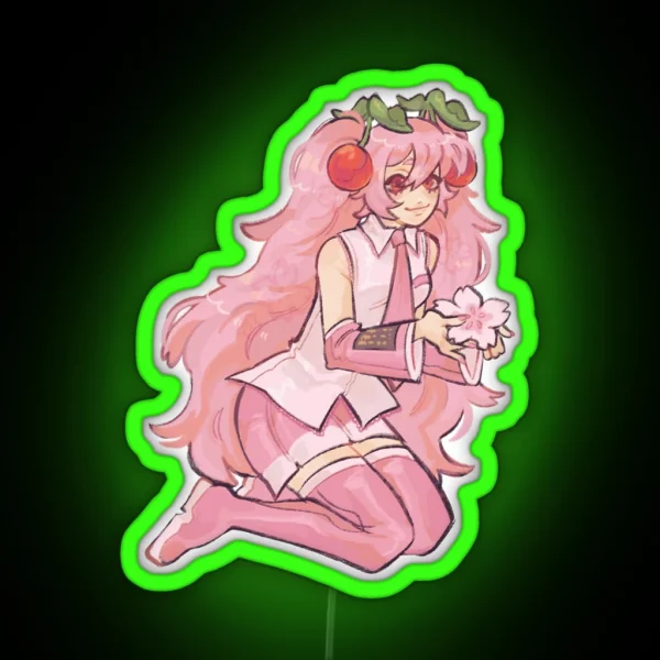 Cherry RGB Neon Sign