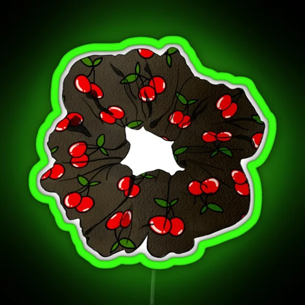 Cherry Scrunchies RGB Neon Sign