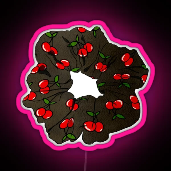 Cherry Scrunchies RGB Neon Sign