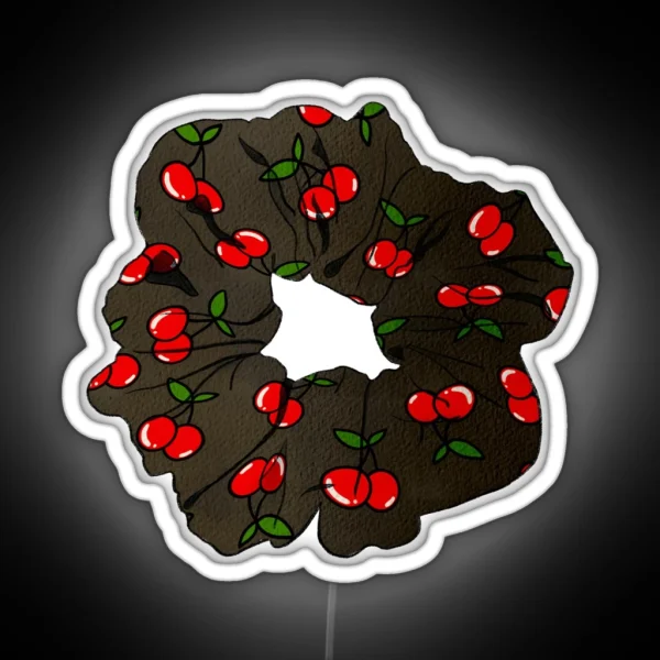 Cherry Scrunchies RGB Neon Sign