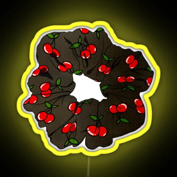 Cherry Scrunchies RGB Neon Sign