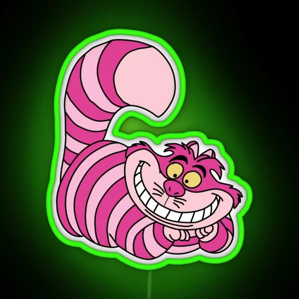 Cheshire Cat From Alice In Wonderland RGB Neon Sign