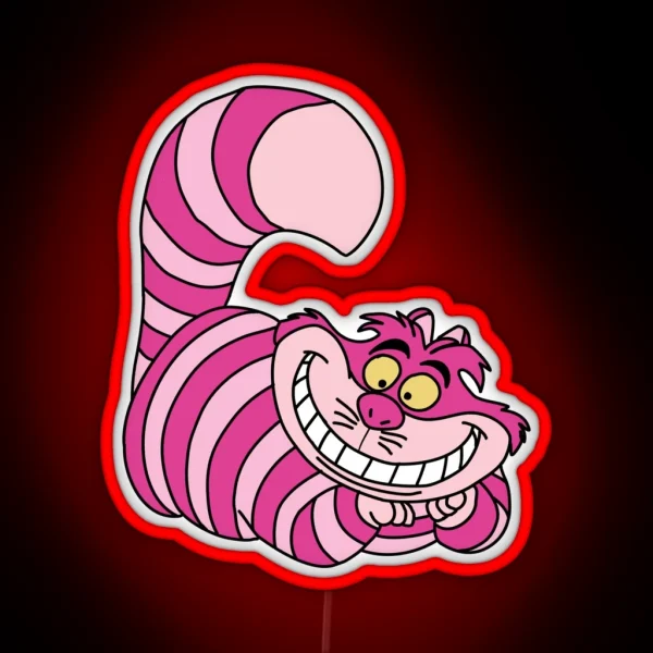 Cheshire Cat From Alice In Wonderland RGB Neon Sign