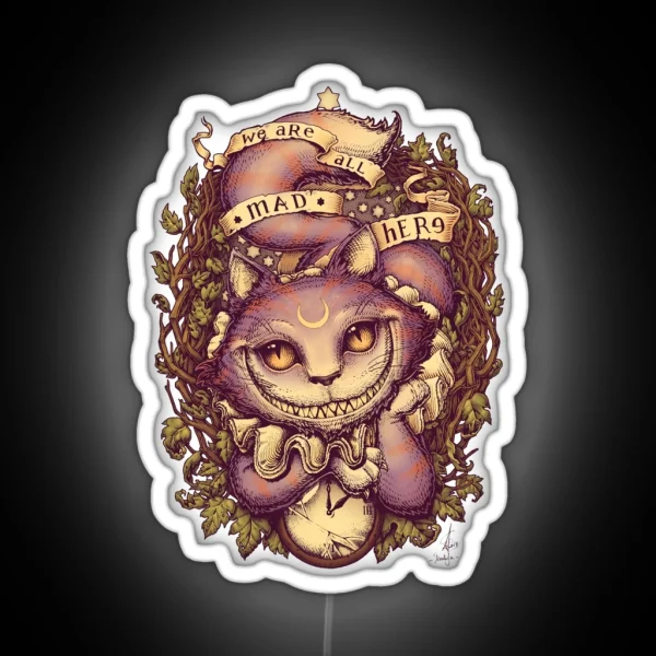 CHESHIRE CAT RGB Neon Sign