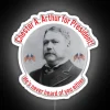 Vintage Political Style LED Neon Sign of Chester A Arthur