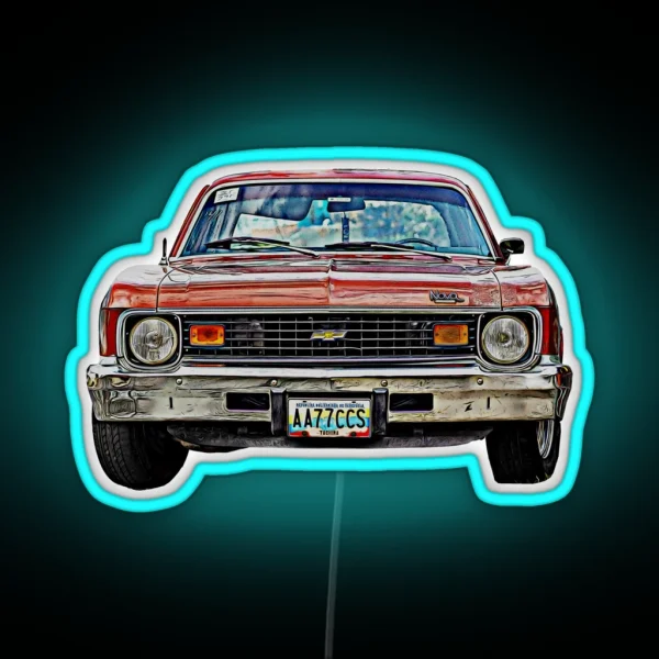 Chevy Nova 70 S RGB Neon Sign