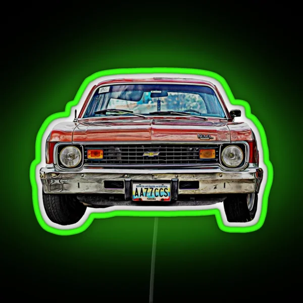 Chevy Nova 70 S RGB Neon Sign