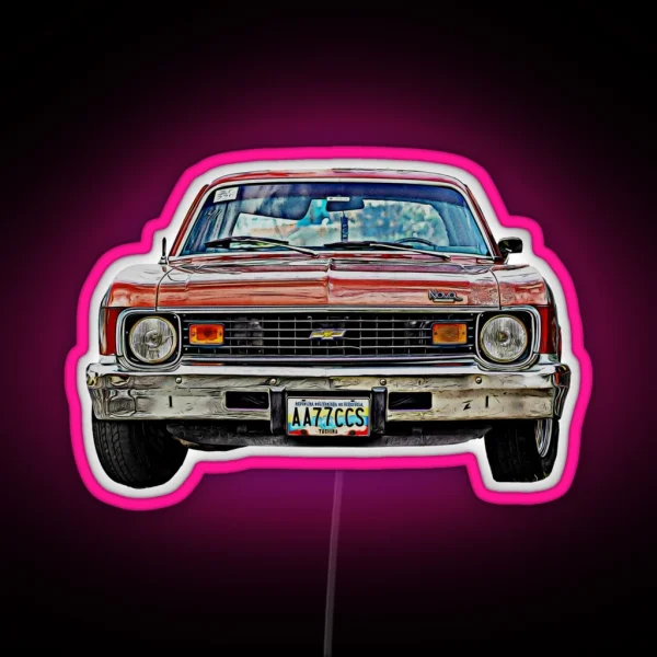 Chevy Nova 70 S RGB Neon Sign