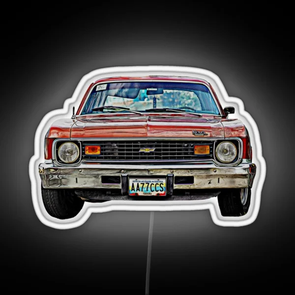 Chevy Nova 70 S RGB Neon Sign
