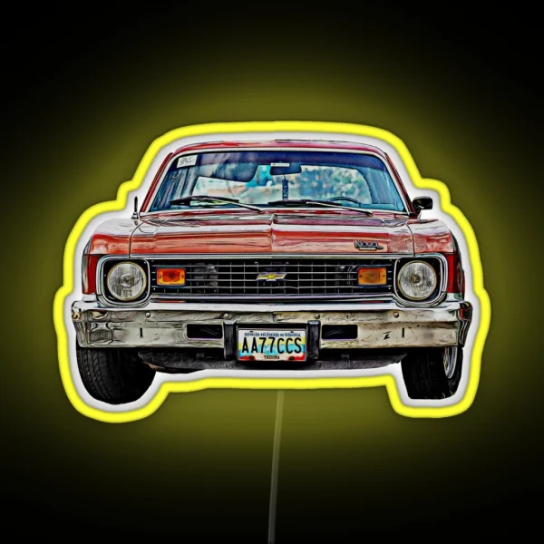 Chevy Nova 70 S RGB Neon Sign