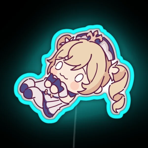 Chibi Barbara Classic RGB Neon Sign