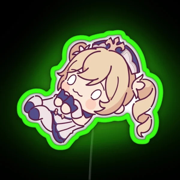 Chibi Barbara Classic RGB Neon Sign