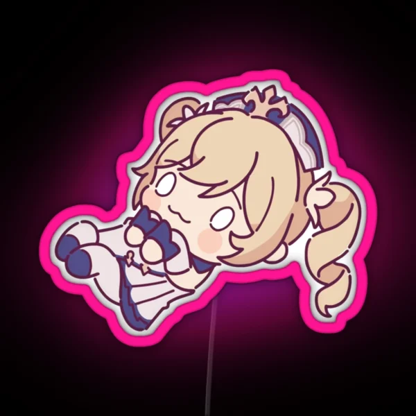 Chibi Barbara Classic RGB Neon Sign