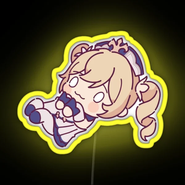 Chibi Barbara Classic RGB Neon Sign
