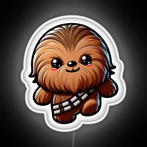 Chibi Chewbacca RGB Neon Sign