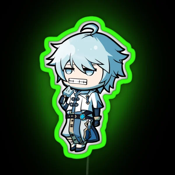Chibi Chongyun Genshin Impact RGB Neon Sign