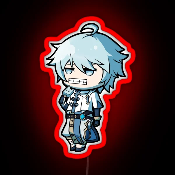Chibi Chongyun Genshin Impact RGB Neon Sign
