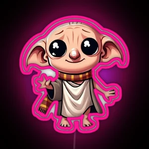 Chibi Dobby RGB Neon Sign