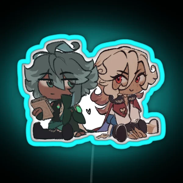 Chibi Haikaveh RGB Neon Sign