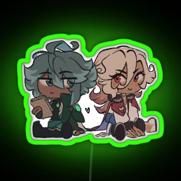 Chibi Haikaveh RGB Neon Sign