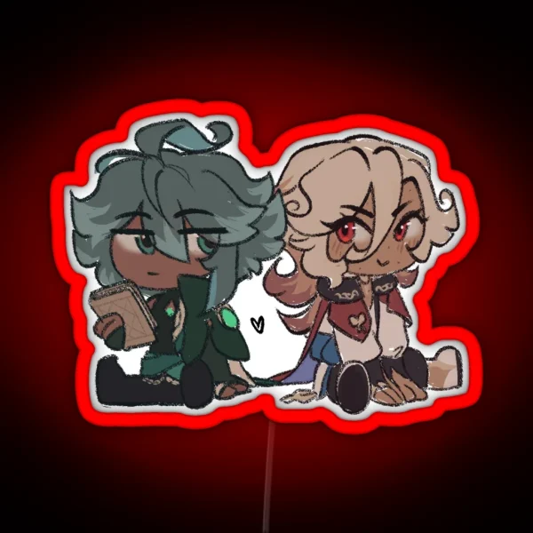 Chibi Haikaveh RGB Neon Sign