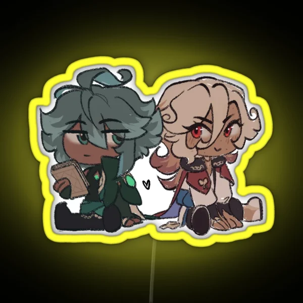 Chibi Haikaveh RGB Neon Sign