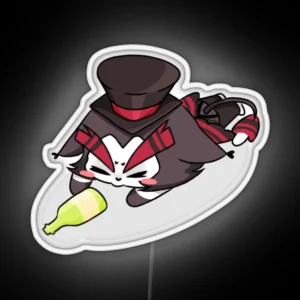 Chibi Husk Flop RGB Neon Sign