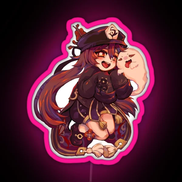 Chibi Hutao RGB Neon Sign