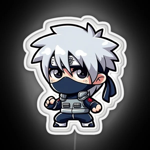 Chibi Kakashi RGB Neon Sign