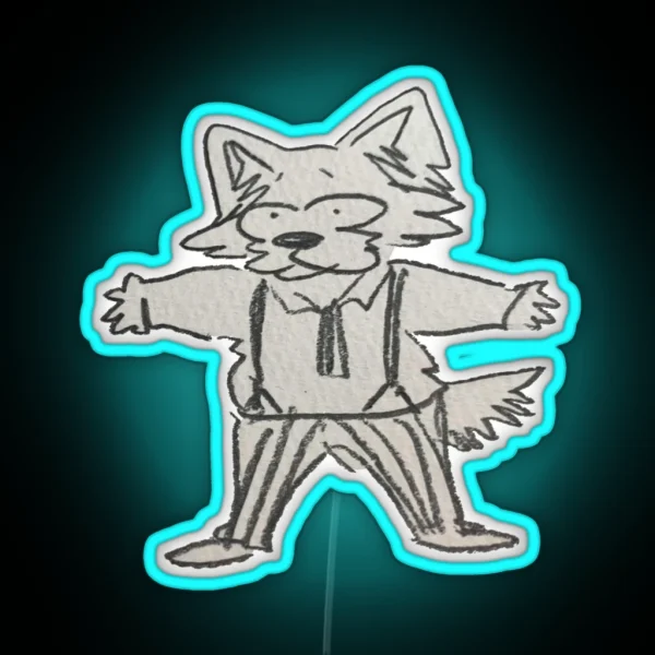 Chibi Legosi RGB Neon Sign