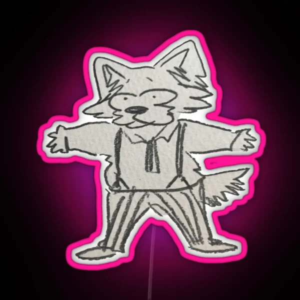 Chibi Legosi RGB Neon Sign