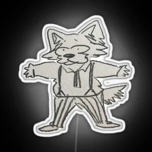 Chibi Legosi RGB Neon Sign