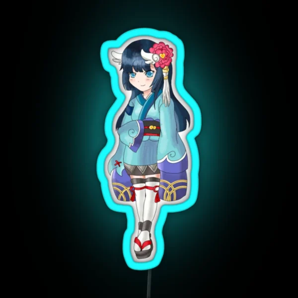Chibi Micah RGB Neon Sign