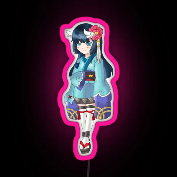 Chibi Micah RGB Neon Sign
