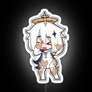 Chibi Paimon Dab RGB Neon Sign