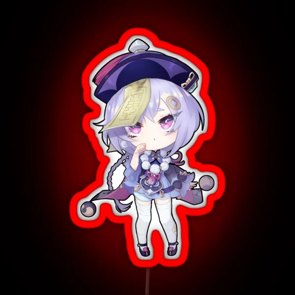 Chibi Qiqi RGB Neon Sign